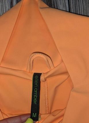 Оранжевая юбка-шорты ellen amber #14696 фото
