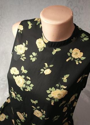 Шикарная блуза в цветочный принт2 фото