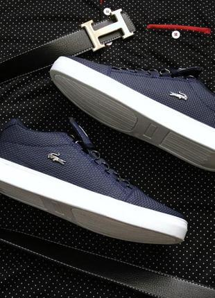 Кроссовки мужские lacoste dark blue3 фото