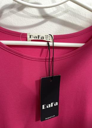 Яскрава оверсайз сукня dafa український бренд рожева4 фото
