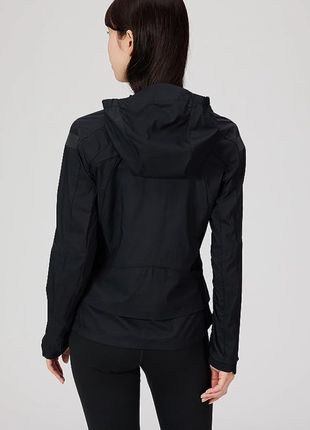 Жіноча спортивна вітрівка adidas purple zalora black (gn2726)2 фото