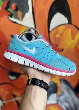 Nike flex run кроссовки 38 размер бирюзовые оригинал