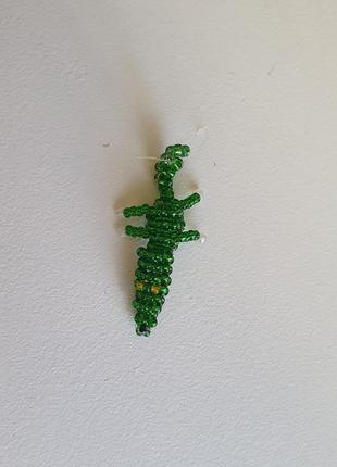 Крокодильчик из бисера
