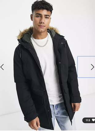Jack & jones originals оригинальная мужская парка осень-весна. s, m.