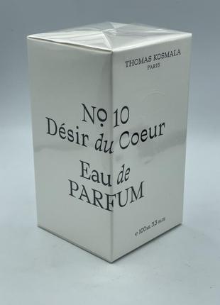 Парфюмированная вода унисекс аромат 100 мл. в стиле thomas kosmala no 10 desir du coeur