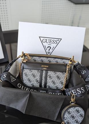 Сумка guess 1981 3 в 1 😍