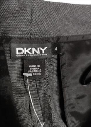 Шерстяные укороченного кроя брюки dkny /4541/3 фото