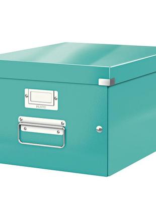Коробка для хранения leitz click & store а4 box бирюзовый (6044-00-51)