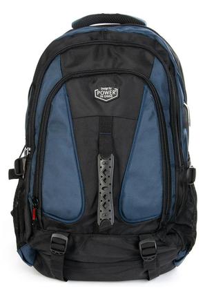 Міський рюкзак нейлоновий power in eavas 8212 black-blue
