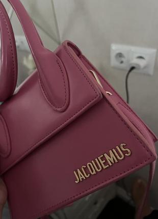 Сумочка jacquemus рожева3 фото