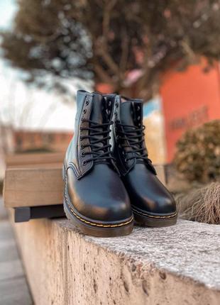 Dr.martens 1460 классические женские меховые ботинки из кожи /осень/зима/весна😍2 фото