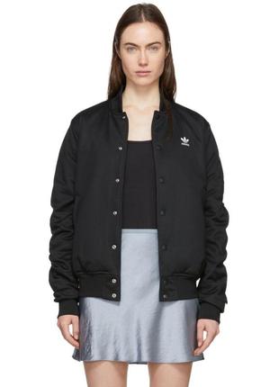 Куртка adidas originals black sc bomber jacket2 фото