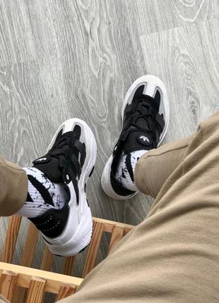 Мужские кроссовки adidas niteball white black grey4 фото