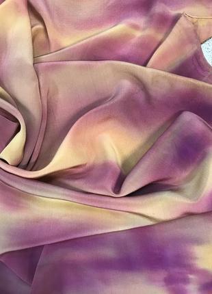 Оригинальный платок из натурального шелка в стиле art5 фото