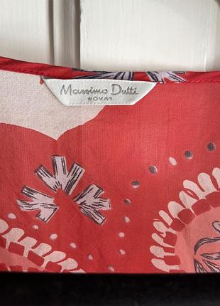 Блуза из шелка massimo dutti