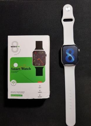Смарт часы 8, smart watch 8 pro bluetooth шаги, калории, музыка