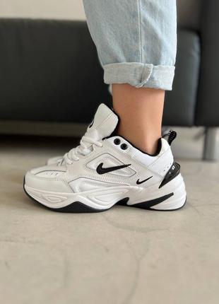 Женские кроссовки nike m2k tekno white black