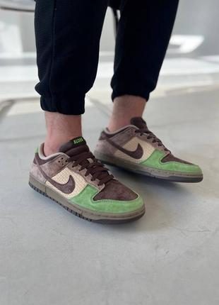 Мужские кроссовки nike air force 1 light low deconstructed jeans brown