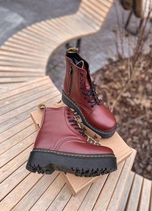 Ботинки dr. martens jadon (с мехом)7 фото