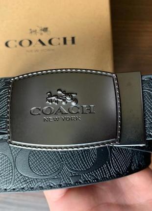 Мужской ремень coach (двухсторонний)