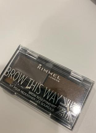 Rimmel brow this way eyebrow sculpting kit