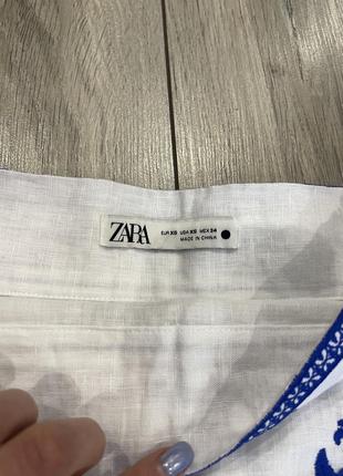 Леновая юбка zara7 фото