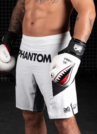 Боксерские перчатки phantom fight squad weiss white 12 унций6 фото