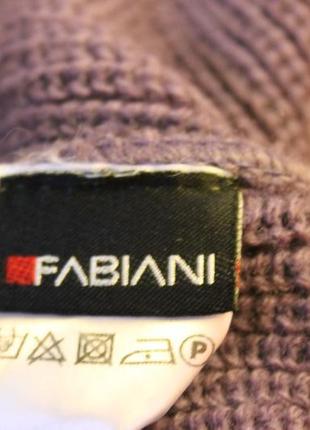 Італійська напівшерстяна шапка fabiani6 фото