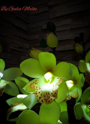 Орхидея - светильник4 фото
