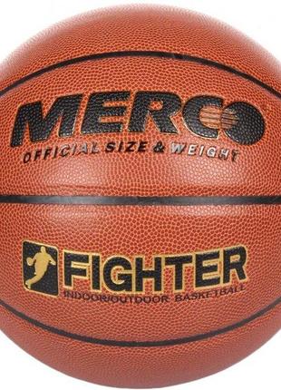 М'яч баскетбольний merco fighter basketball ball size 5 (id36941)1 фото