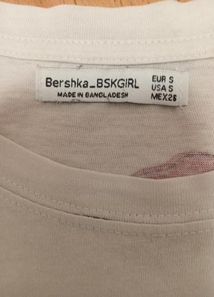 Футболка bershka хлопок 100%5 фото