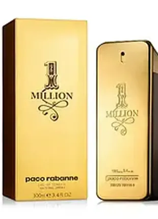 Чоловіча туалетна вода paco rabanne 1 million(пако рабанн ван мільйон)100 мл (люкс якість)