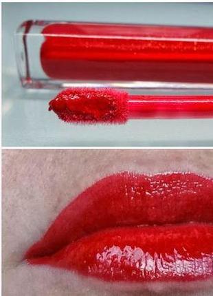 Блеск -лак estee lauder pure color high intensity lip lacquer 07 hot cherry тестер2 фото