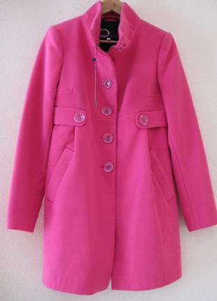 Нове пальто кашемір xs s 34 36 колір барбі barbie тренд