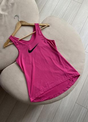 Майка футболка топ для спорта спортивная розовая nike2 фото