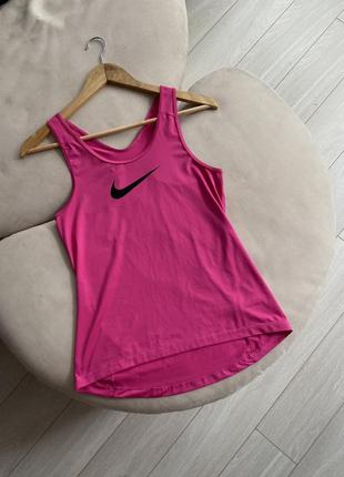 Майка футболка топ для спорта спортивная розовая nike3 фото