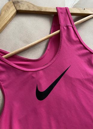 Майка футболка топ для спорта спортивная розовая nike5 фото