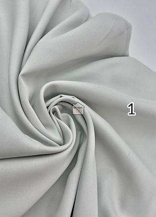 Ткань для штор блекаут flat матовая однотонная бело-серая №19, шторная ткань на отрез