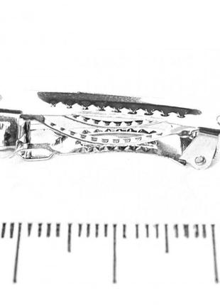[30мм] фурнитура для бижутерии основа под заколку металлическая