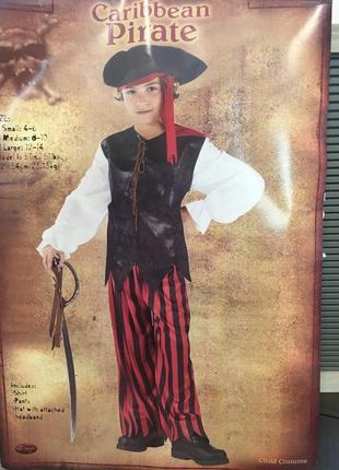 Детский костюм пирата для праздников1 фото