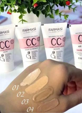 Тонуючий сс-крем з spf25 farmasi make up cc cream,1 фото