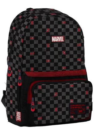 Рюкзак yes t-82 marvel spiderman черный + сумка в подарок (554687)
