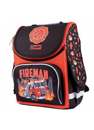 Рюкзак шкільний каркасний smart pg-11 fireman (559015)