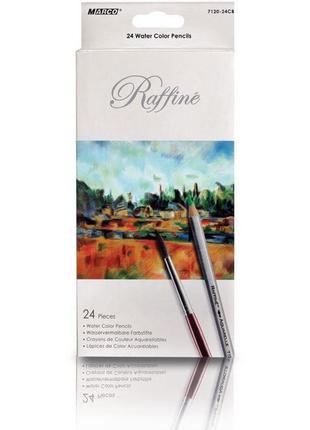 Набір олівців 24 кол. marco raffine акварельні (7120-24св)