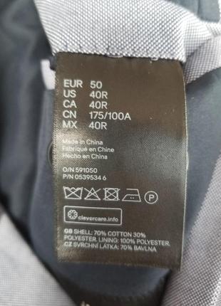 Стильный пиджак h&m slim fit (eur 50, us 40)5 фото