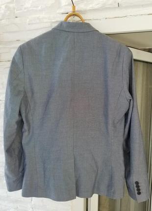 Стильный пиджак h&m slim fit (eur 50, us 40)6 фото