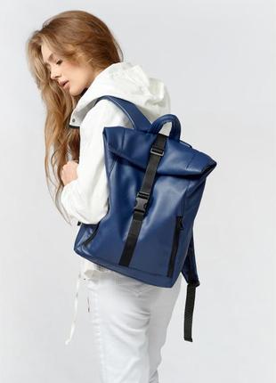 Рюкзак sambag rolltop one бордо синій2 фото