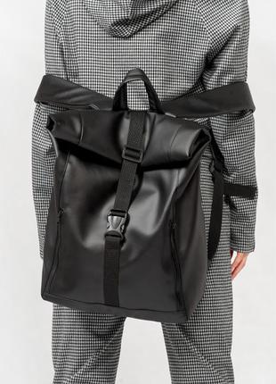 Рюкзак рол sambag rolltop чорний3 фото