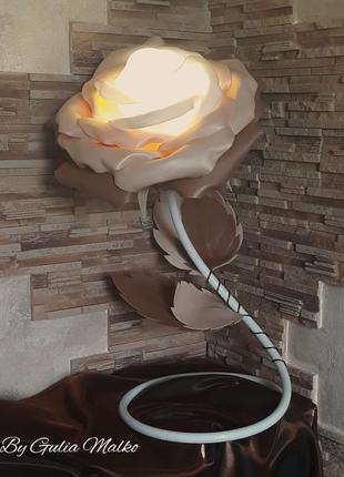 Светильник - роза6 фото