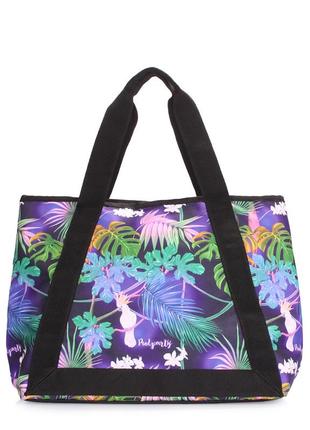 Літня сумка laguna з тропічним принтом